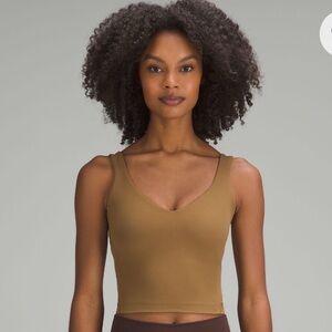 NWT Lululemon Align Tank A/B Cup All Spice Color Size 4